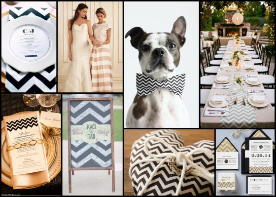 Clockwise, from top left: The Inspired Bride, Martha Stewart Weddings, Little Blue Feathers, Juxtapost, Paper Source, Sweet Sorella, Joie Lala Photography, Style Unveiled